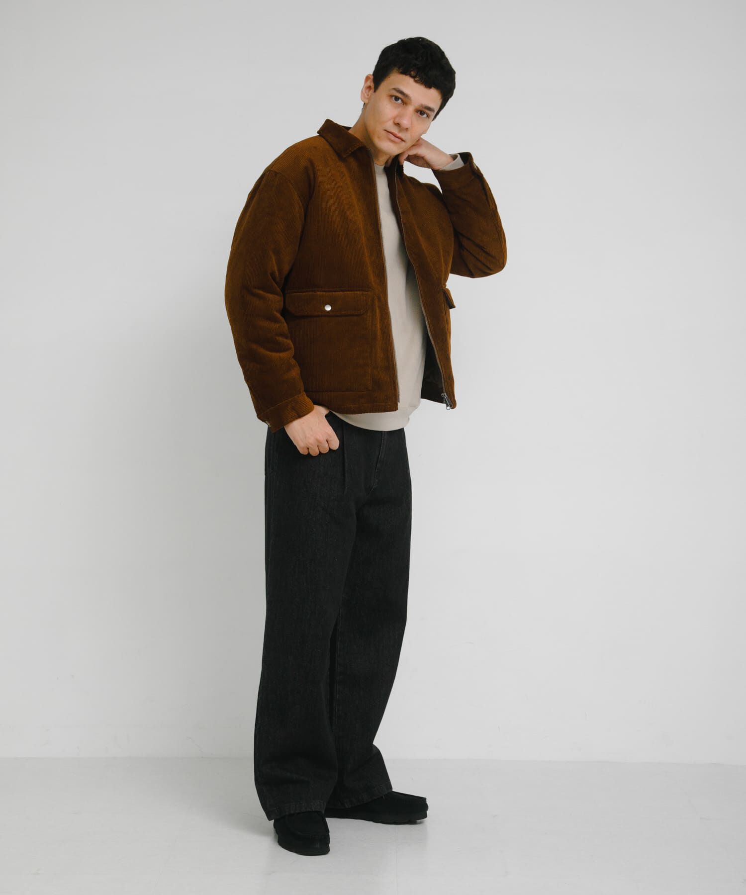 Sonny Label 「パデッドショートジップブルゾン」|ブルゾン・スタジャン|