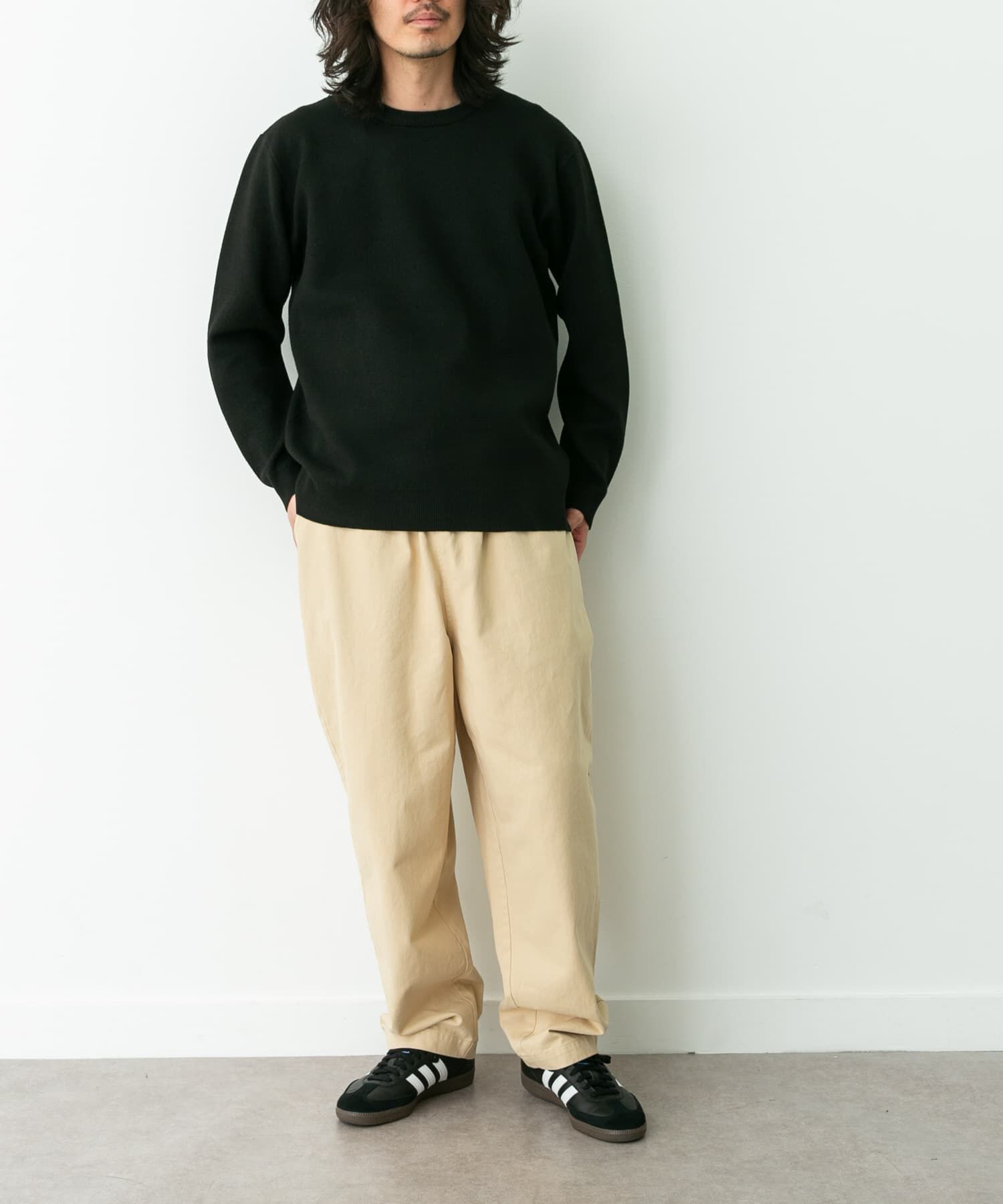 Sonny Label 「抗ピルウォッシャブルクルーネックニット」|ニット・セーター|