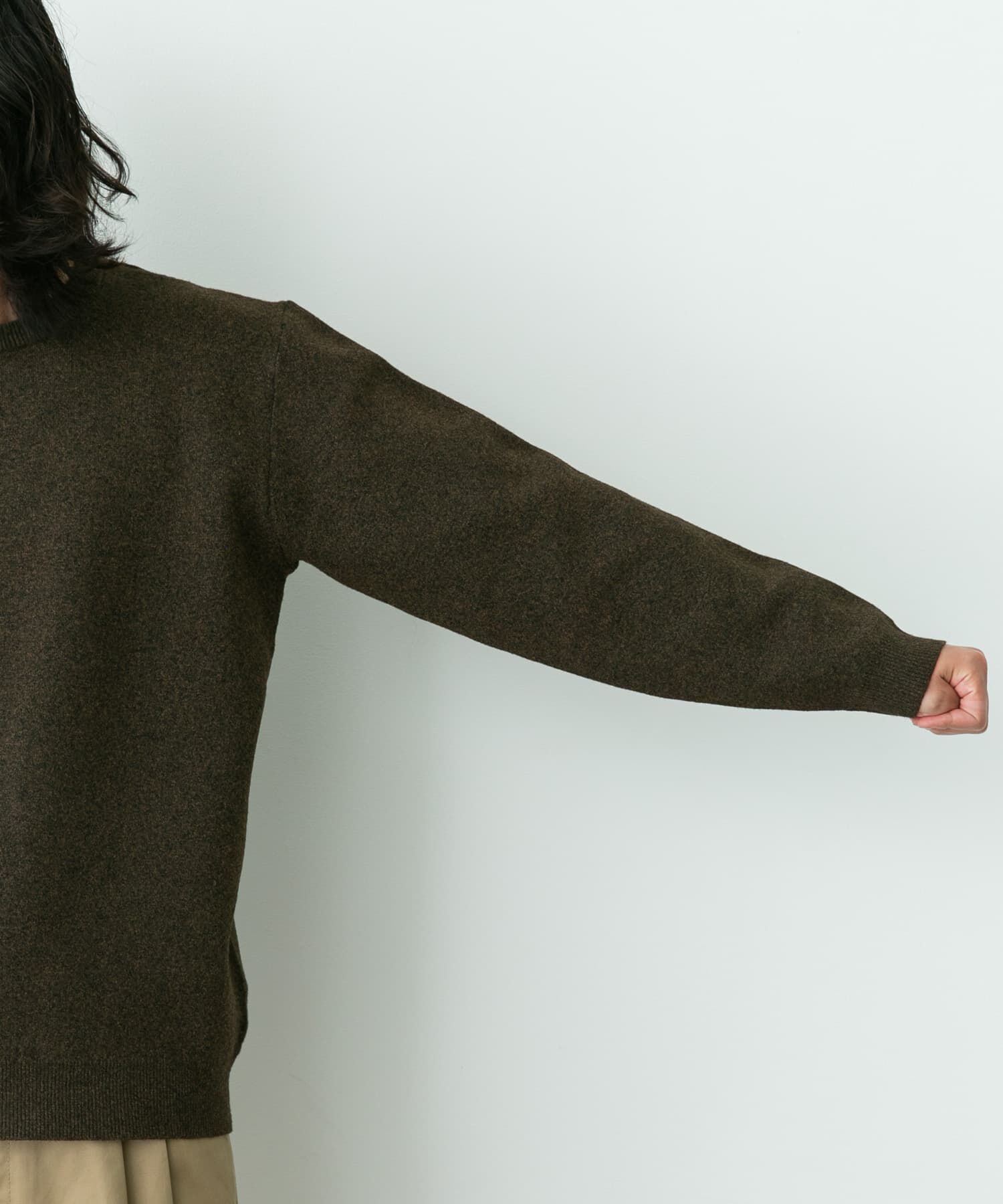 Sonny Label 「抗ピルウォッシャブルクルーネックニット」|ニット・セーター|