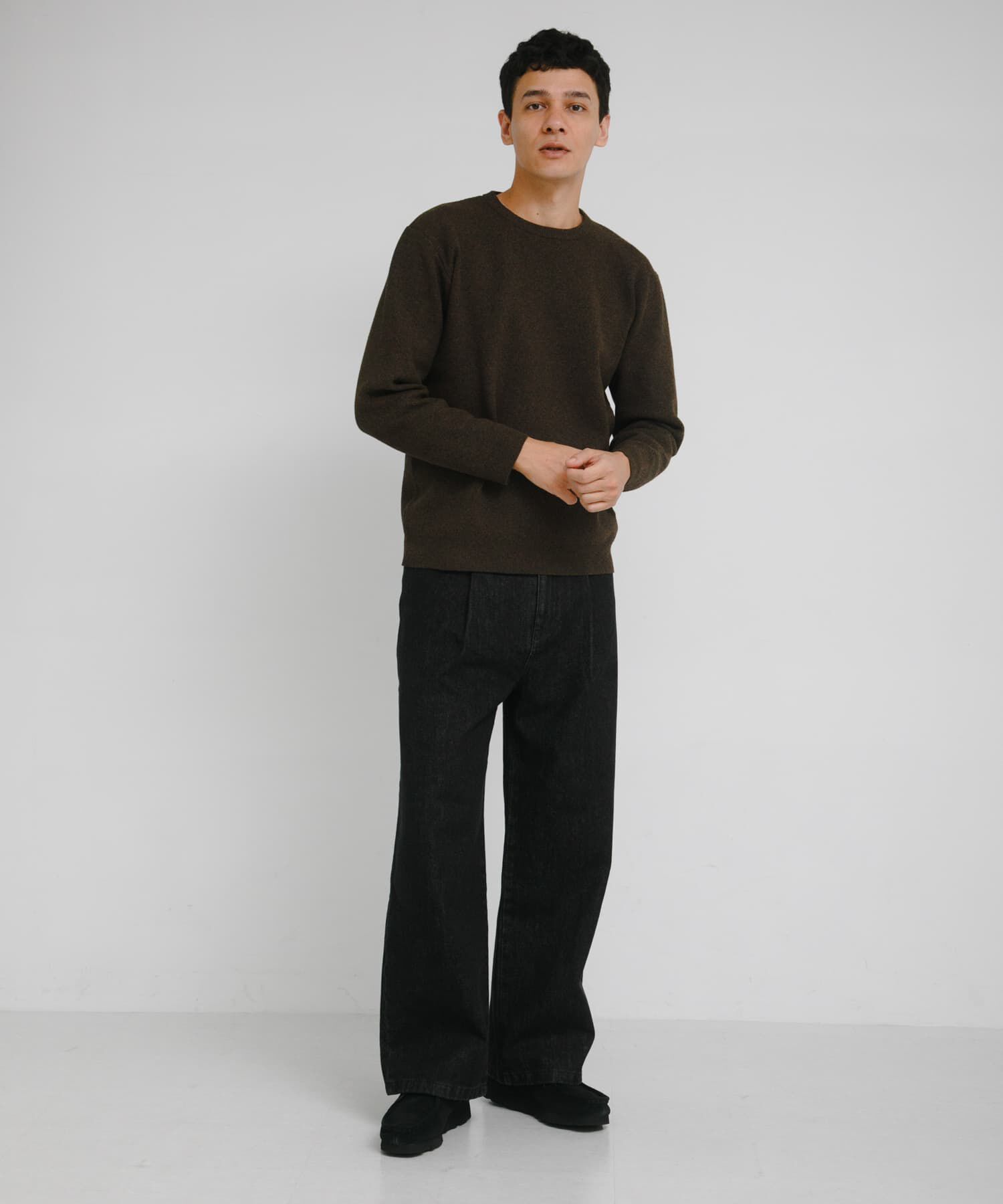 Sonny Label 「抗ピルウォッシャブルクルーネックニット」|ニット・セーター|