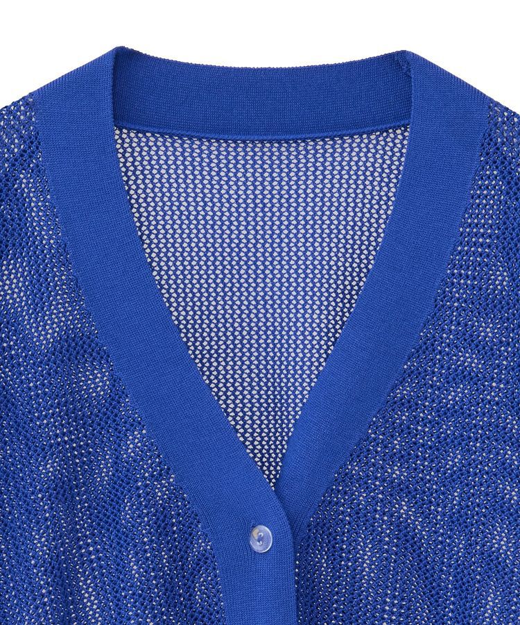 earth music&ecology「メッシュルーズカーディガン」|カーディガン|