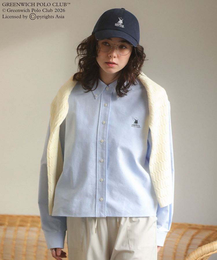 Green Parks「GREENWICH POLO CLUB(TM)クロップドシャツ」|シャツ・ブラウス|