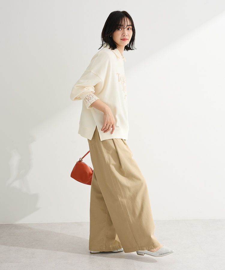 Green Parks「オーバーサイズロゴ裏毛プルオーバー」|スウェット・ジャージ|