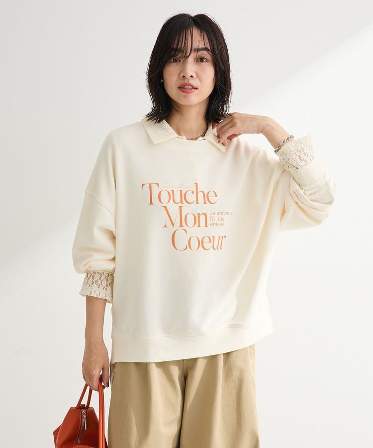 Green Parks「オーバーサイズロゴ裏毛プルオーバー」|スウェット・ジャージ|