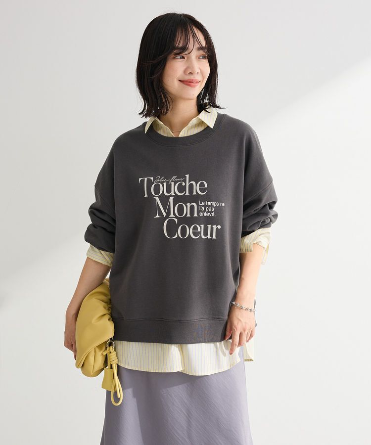 Green Parks「オーバーサイズロゴ裏毛プルオーバー」|スウェット・ジャージ|