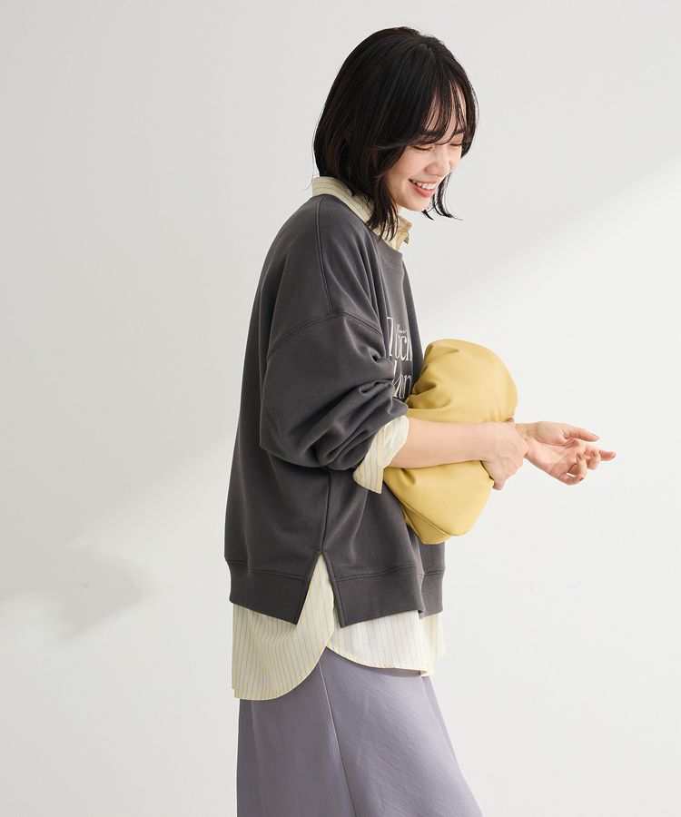 Green Parks「オーバーサイズロゴ裏毛プルオーバー」|スウェット・ジャージ|