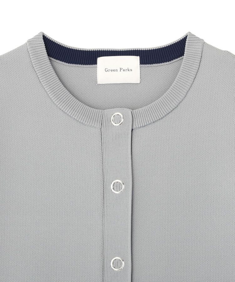 Green Parks「リングドットニットコーディガン」|カーディガン|