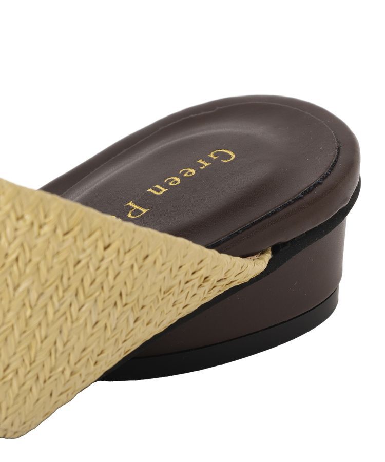 Green Parks「サイドオープンサマーミュール」|サンダル|