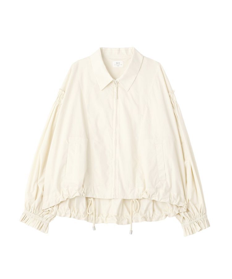 Editt by YECCA VECCA「ボリュームギャザーデザインZIPブルゾン」|ブルゾン・スタジャン|