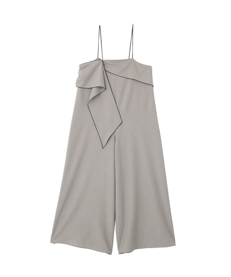 YECCA VECCA「ラッフルキャミオールインワン」|オールインワン|