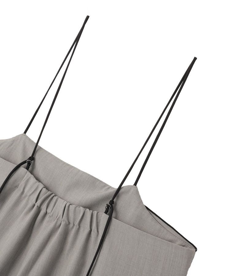 YECCA VECCA「ラッフルキャミオールインワン」|オールインワン|