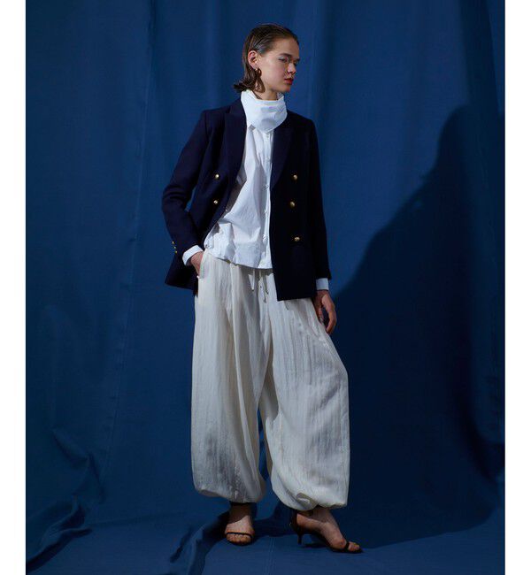 allureville「フィブリルポプリンバルーンパンツ」|チノ|