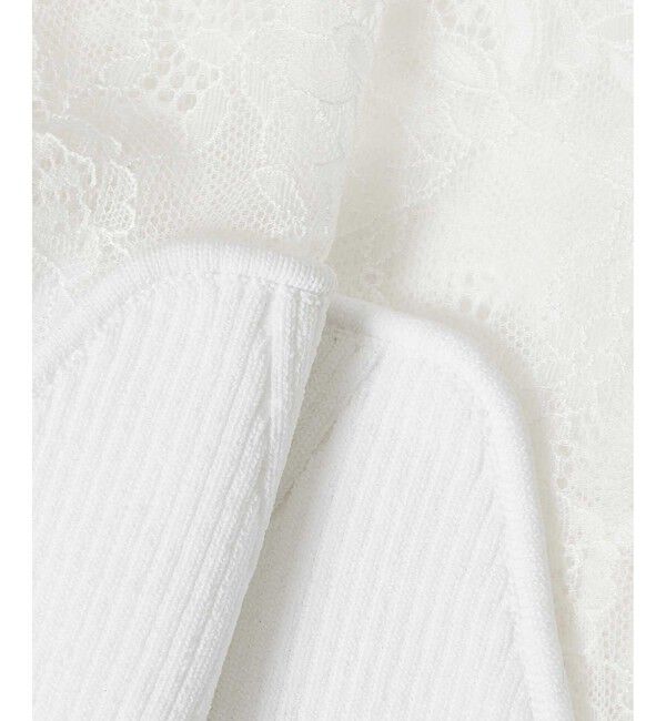 LOULOU WILLOUGHBY「【LOULOU WILLOUGHBY】レーシィビスチェプルオーバー」|ニット・セーター|