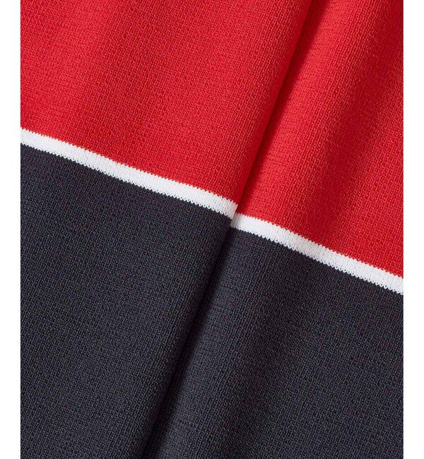 allureville「ボーダーポロ プルオーバー」|ニット・セーター|