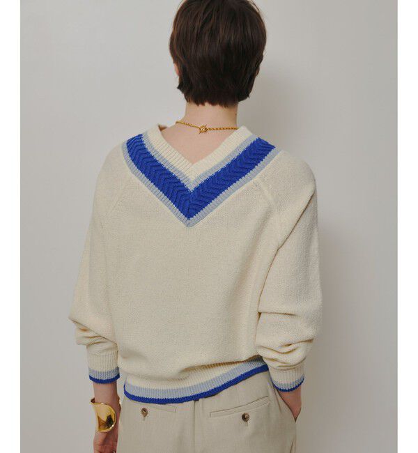 allureville「コットンブークレーチルデンニット」|ニット・セーター|