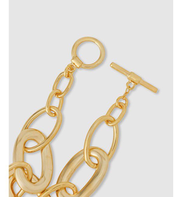 allureville「オーバルビッグチェーンブレス」|ブレスレット・バングル|