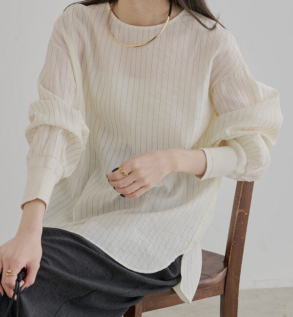  「【新色登場】レイヤードプルオーバーブラウス」|プルオーバー|