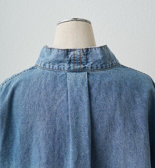  「デニムリボンタイブラウス」|プルオーバー|