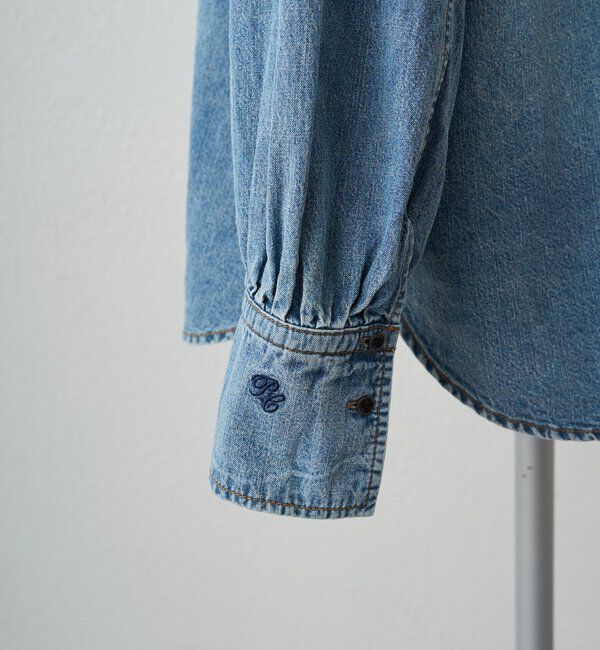  「デニムリボンタイブラウス」|プルオーバー|