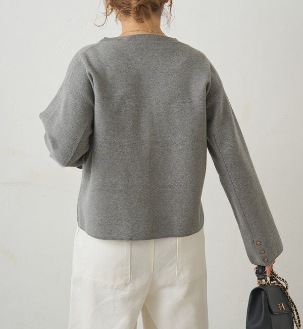  「【手洗い可能】ミラノリブニットカーディガン」|カーディガン|