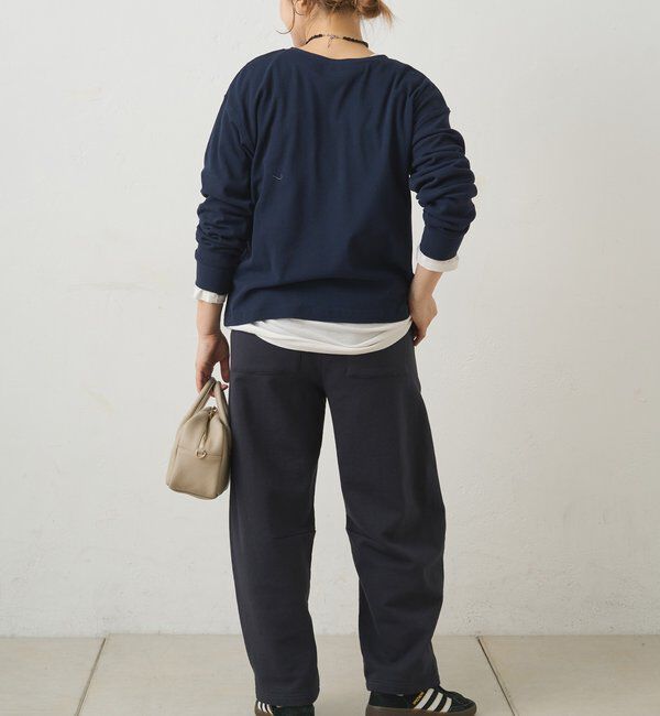  「前後2WAYシアーワッフルカットソー」|プルオーバー|