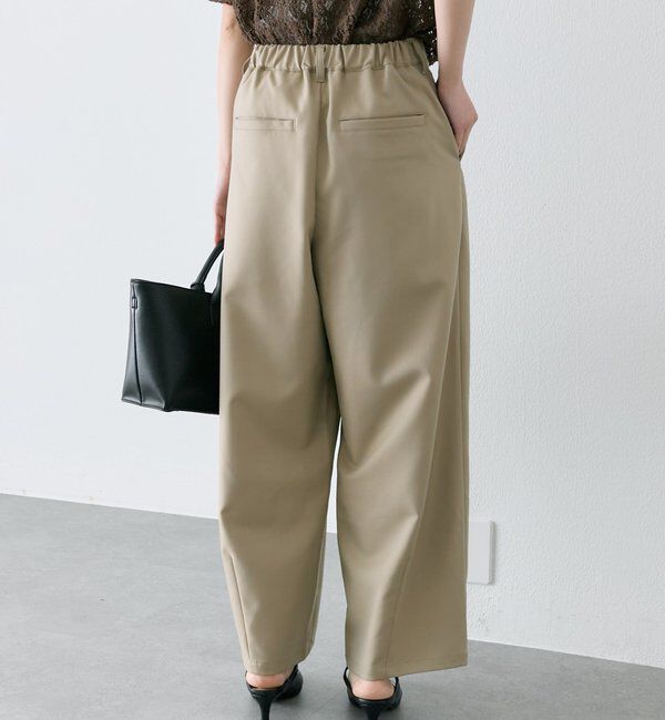  「【接触冷感】バルーンシルエットスラックスパンツ」|スラックス|