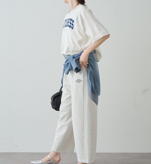  「アソートプリントハーフスリーブニット」|ニット・セーター|