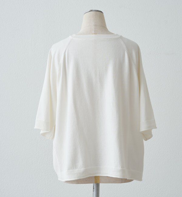  「アソートプリントハーフスリーブニット」|ニット・セーター|