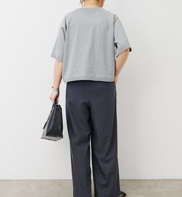  「アソートプリントハーフスリーブニット」|ニット・セーター|