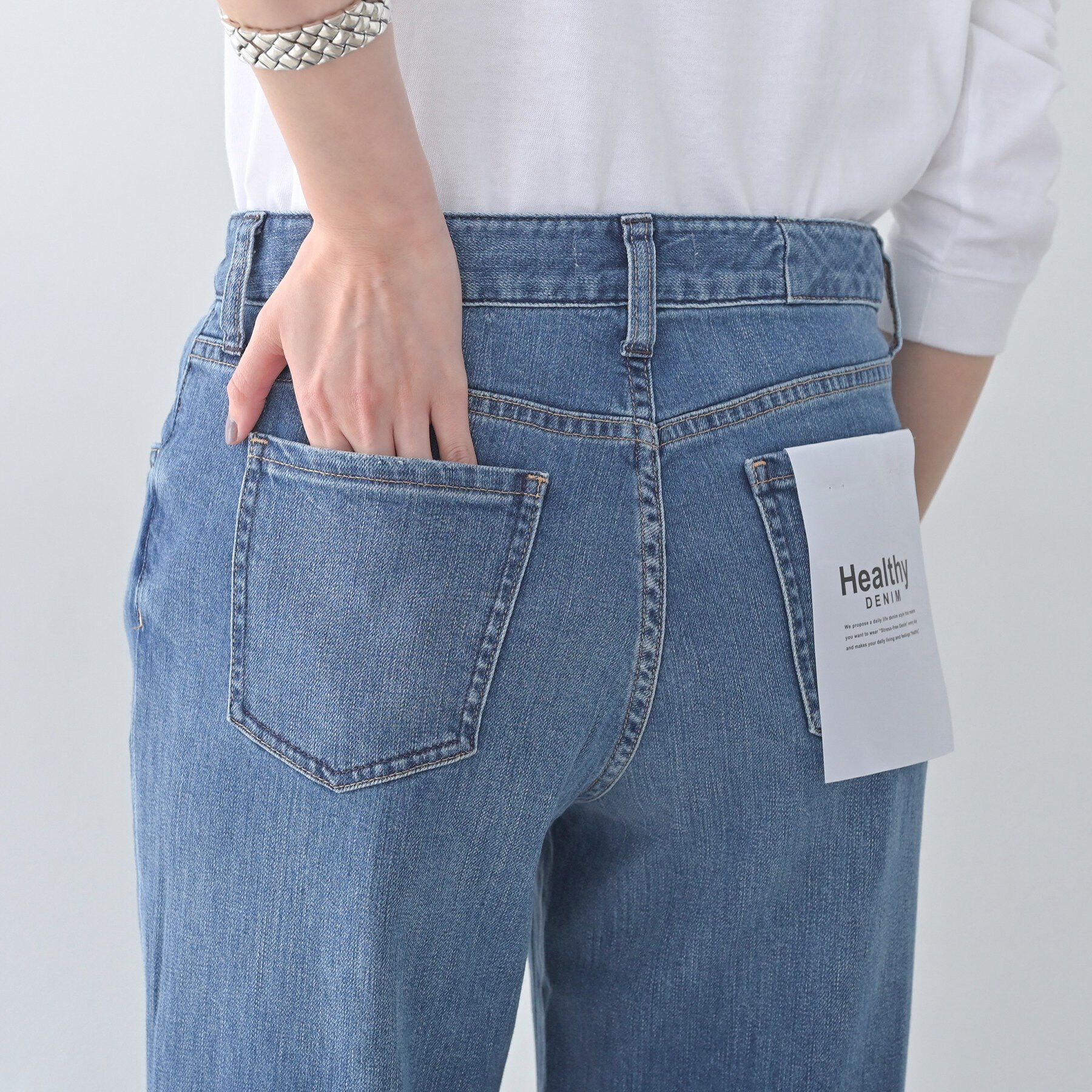 UNTITLED「【Healthy DENIM】別注Quiche（キッシュ）セミフレアデニム」|デニム|