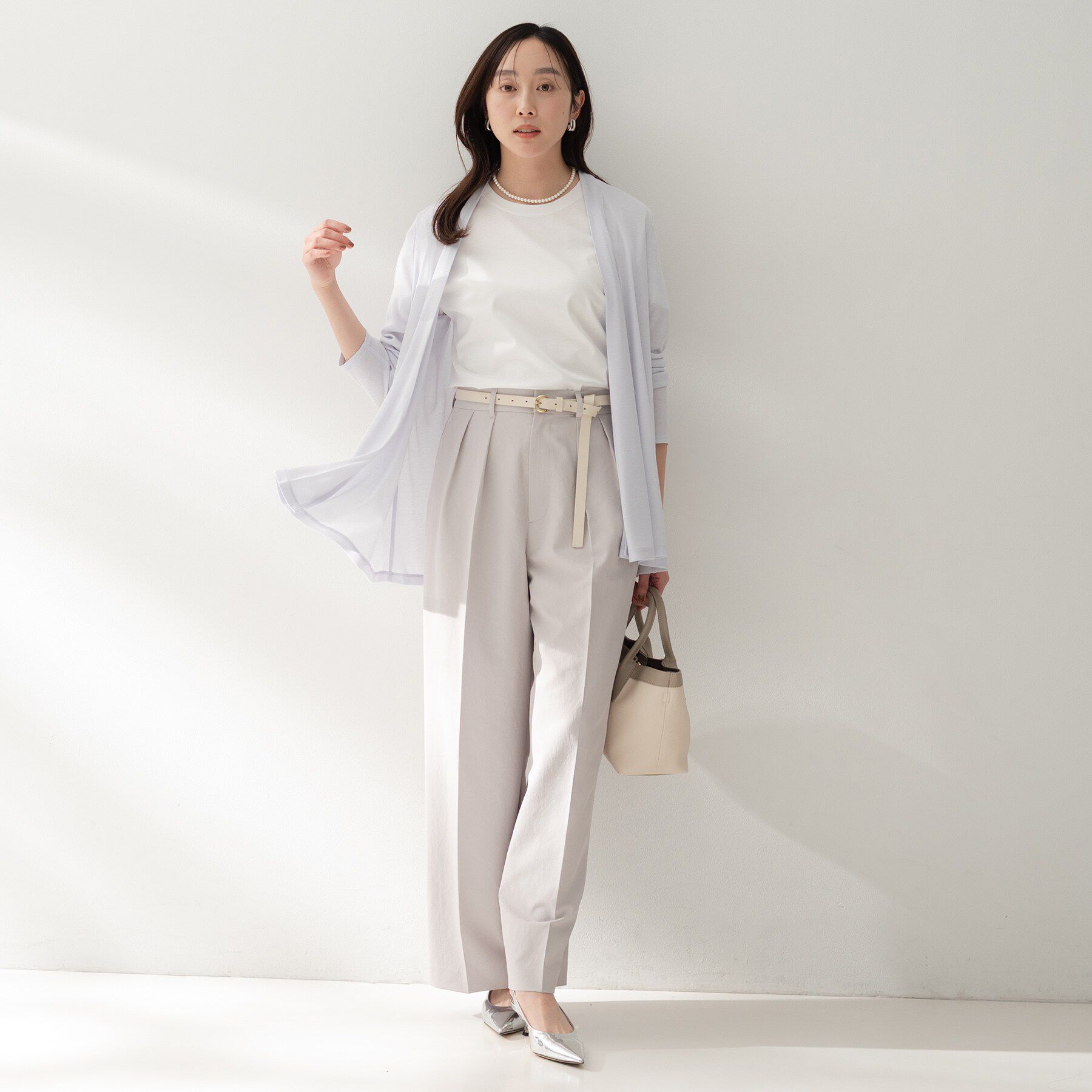 UNTITLED「フライスジャージカーディガン」|カーディガン|