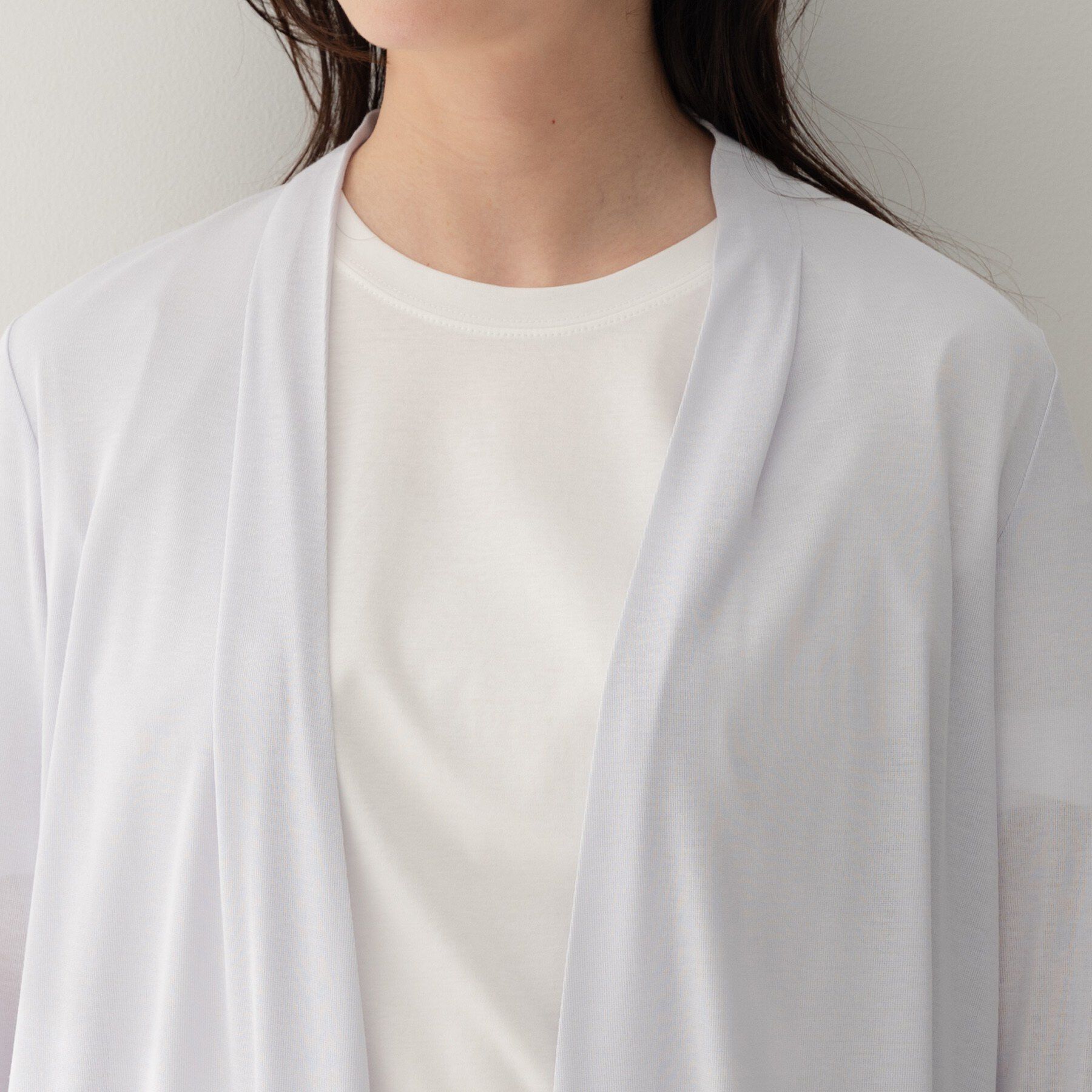 UNTITLED「フライスジャージカーディガン」|カーディガン|