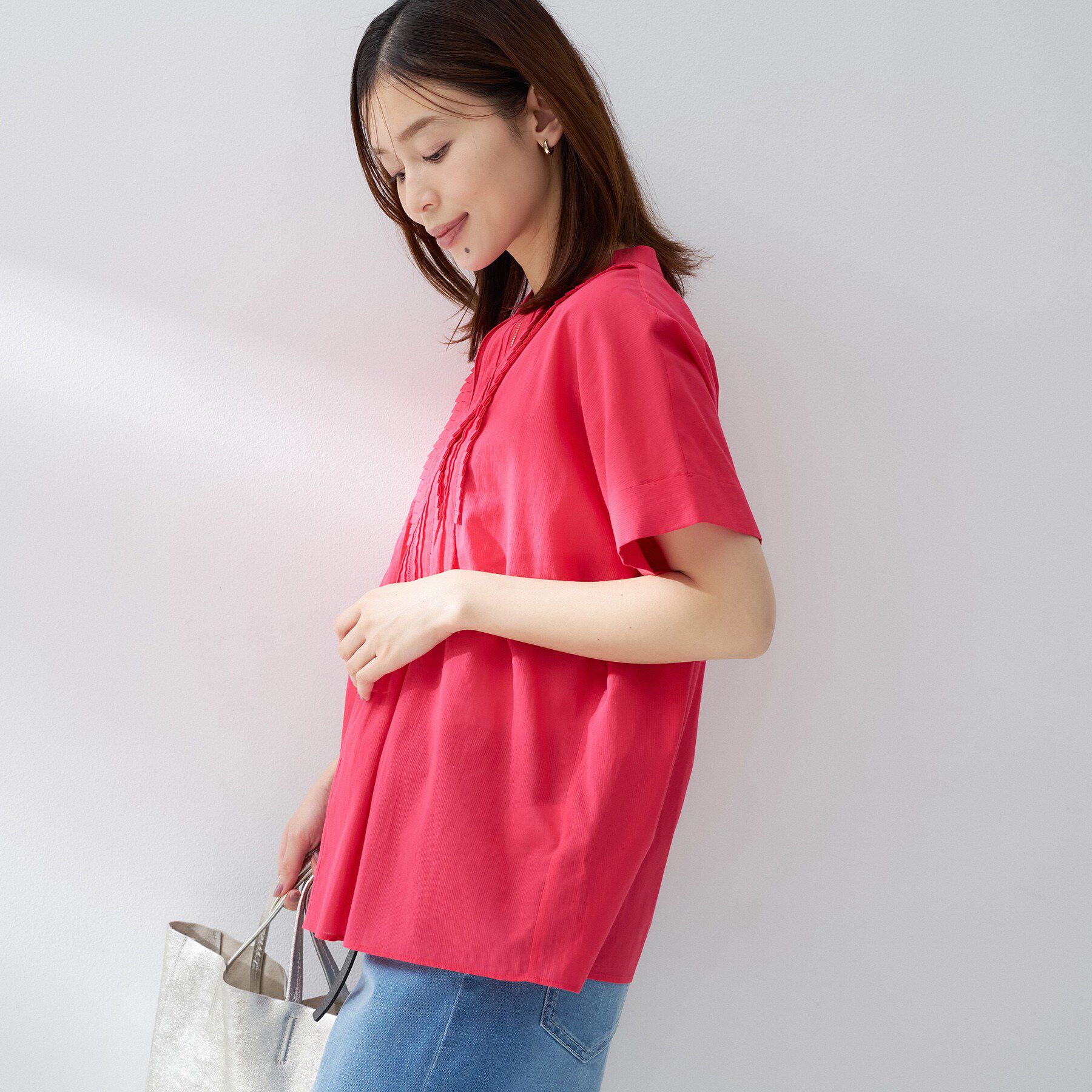 UNTITLED「モダンクラフトブラウス」|シャツ・ブラウス|