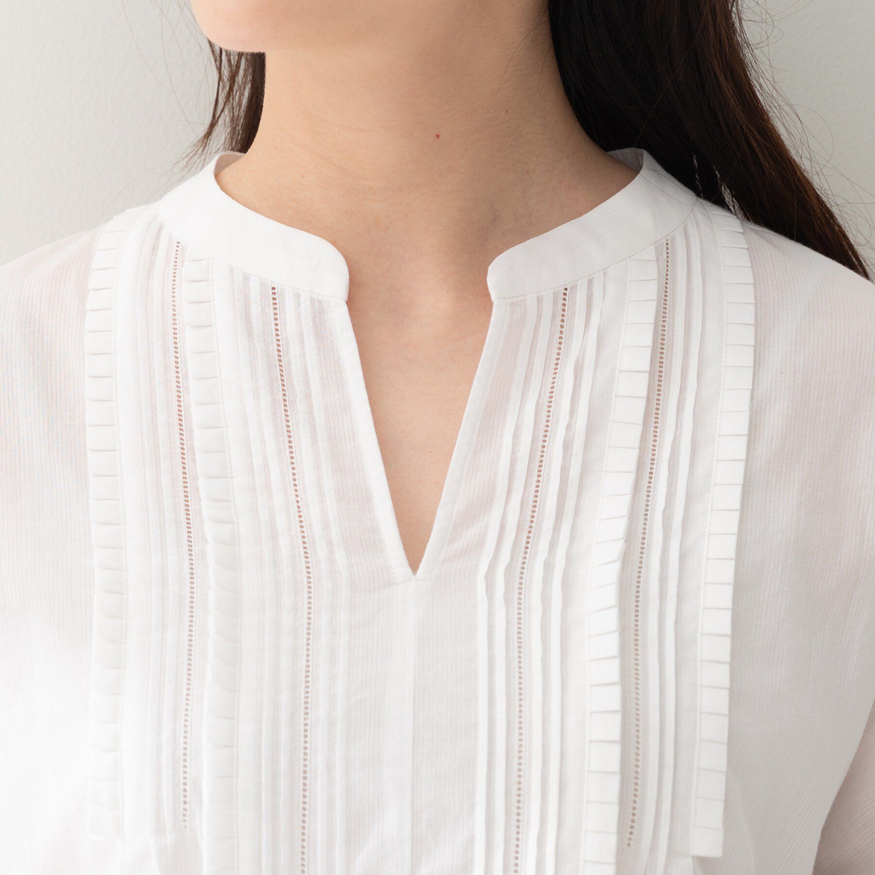 UNTITLED「モダンクラフトブラウス」|シャツ・ブラウス|