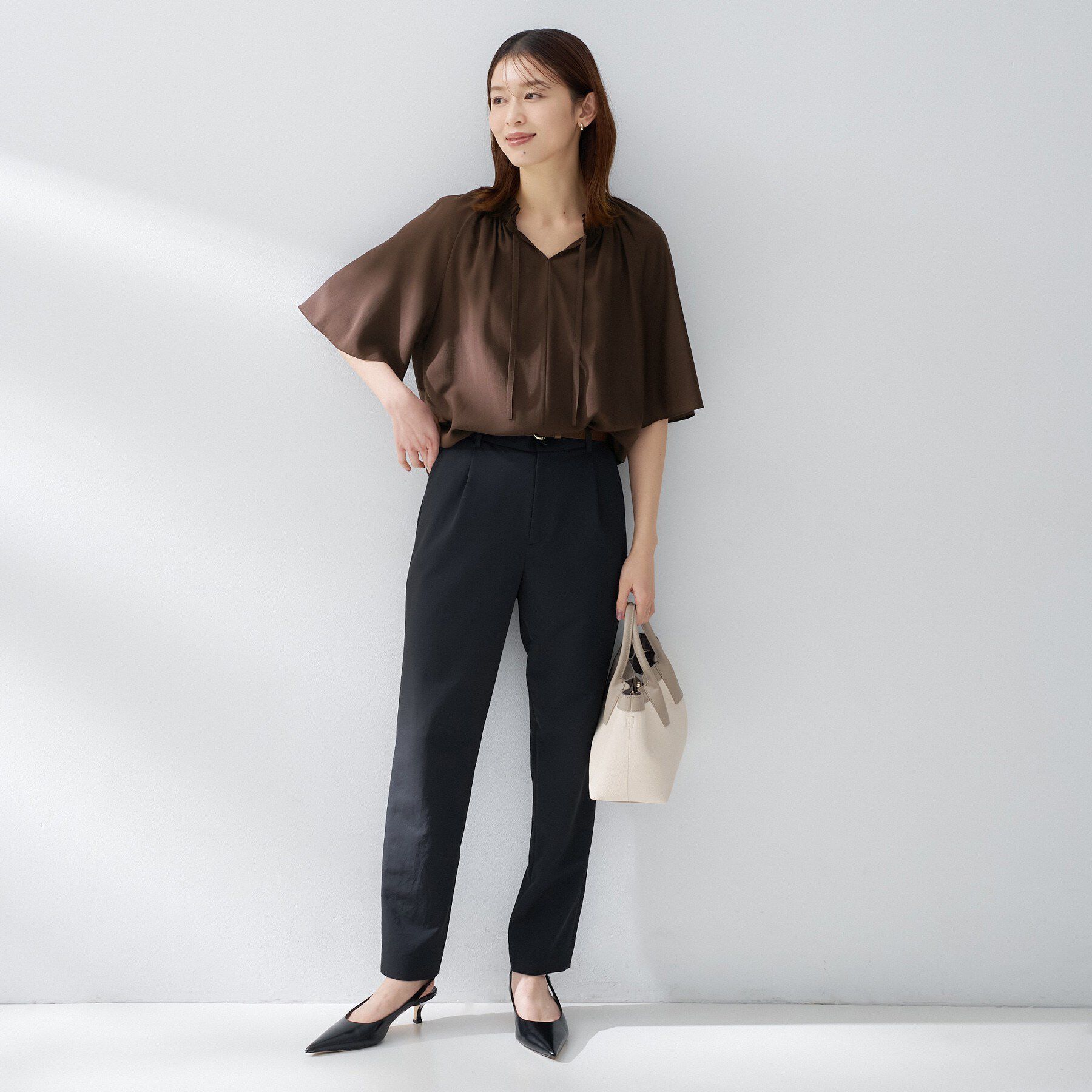 UNTITLED「シルキーシフォンブラウス」|シャツ・ブラウス|