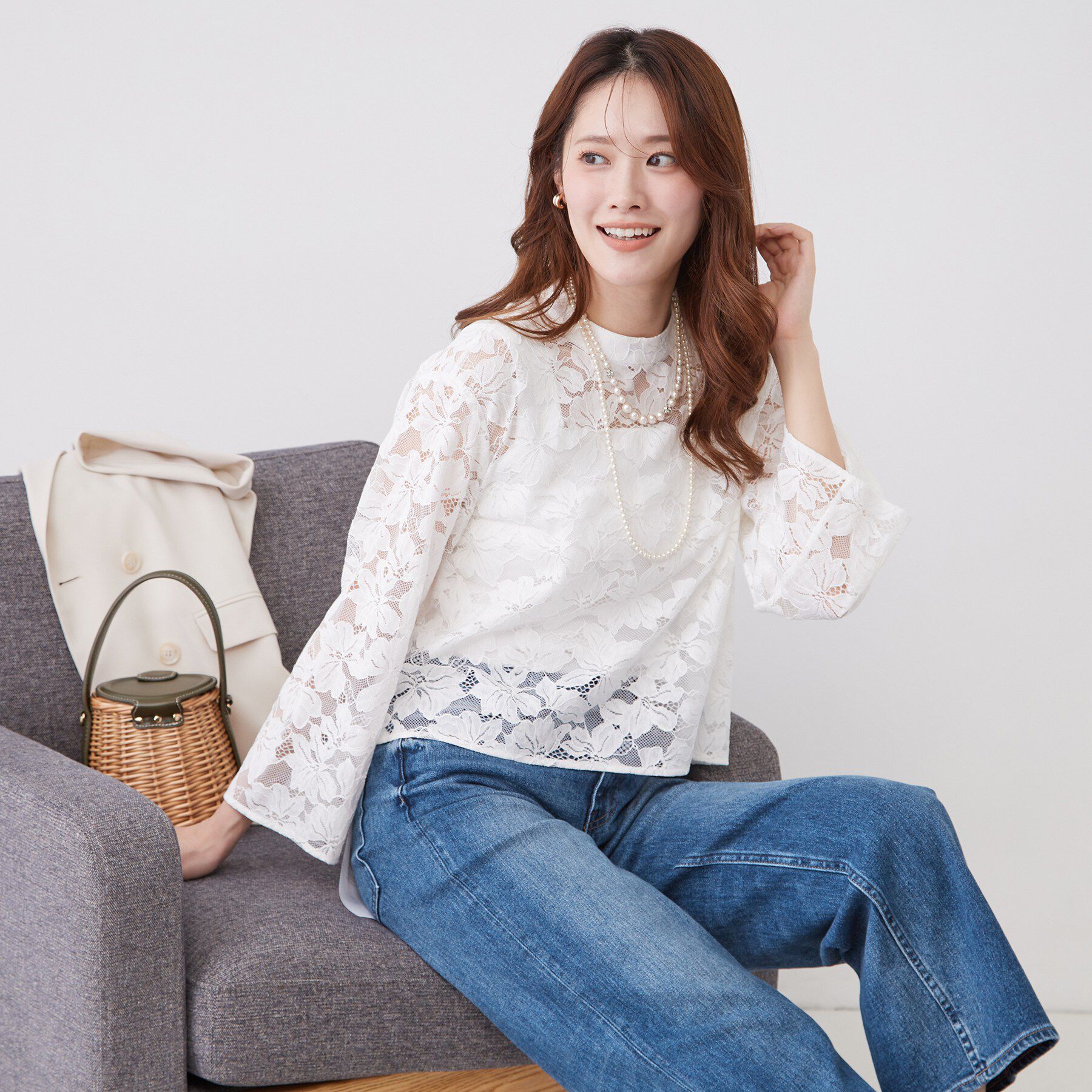 COUP DE CHANCE「【デニムパンツ】Healthy Denim／ Pink Pepper Midrise（ピンクペッパー」|デニム|