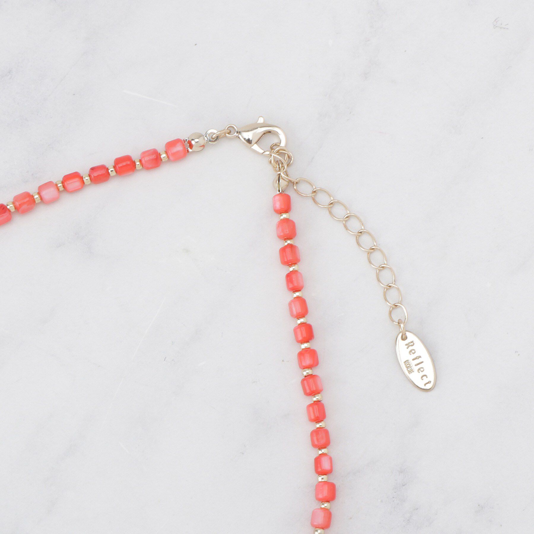 Reflect「天然シェルカラーネックレス」|ネックレス|