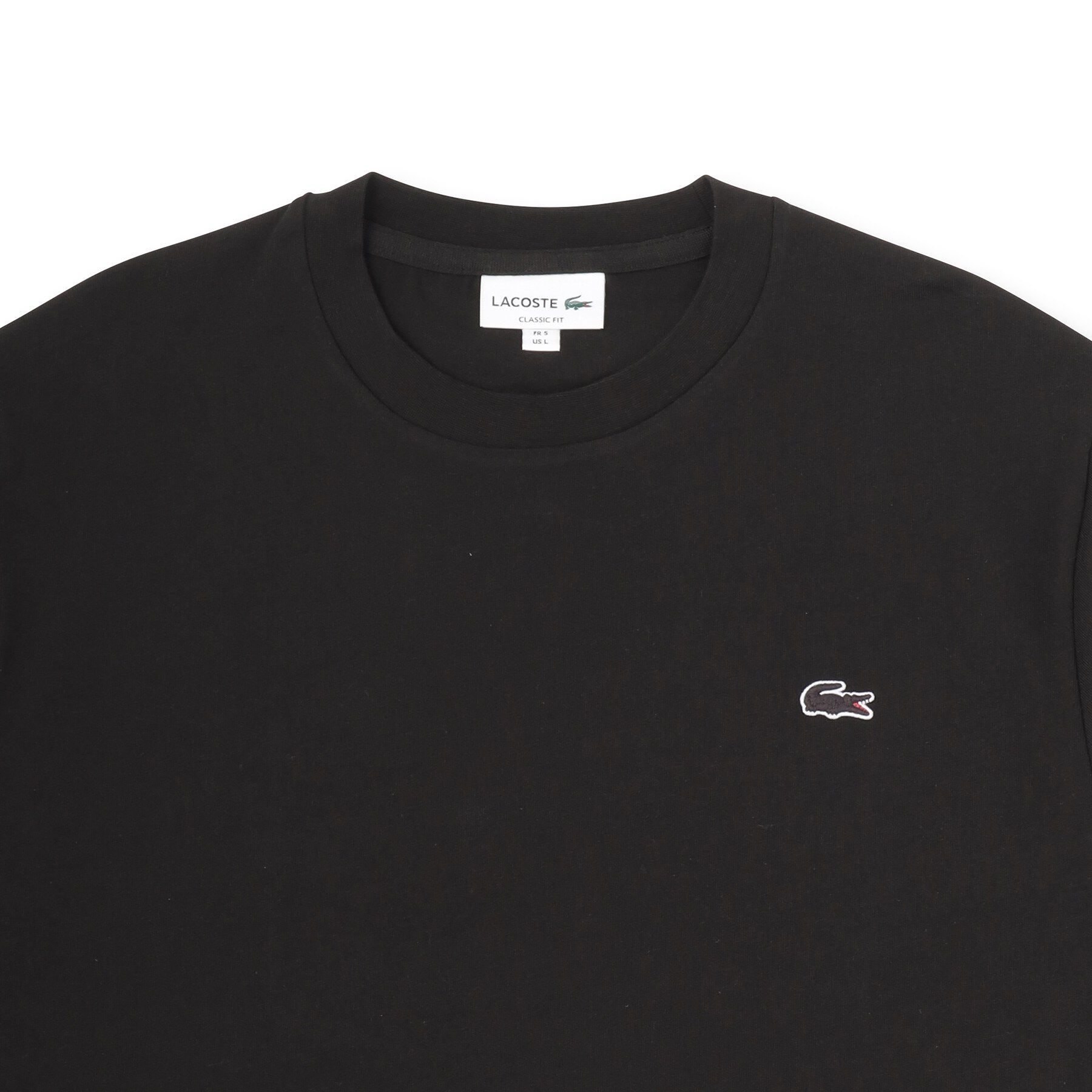 DRESSTERIOR「LACOSTE（ラコステ）アウトラインクロッククルーネックTシャツ」|Tシャツ・カットソー|
