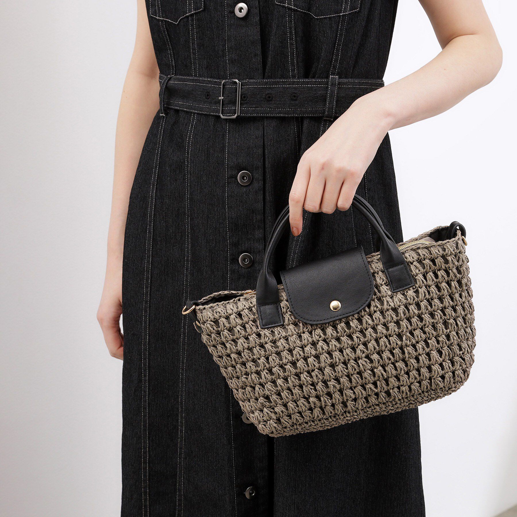 grove「フラップペーパーショルダー」|ショルダー・メッセンジャー|ブラック(019)