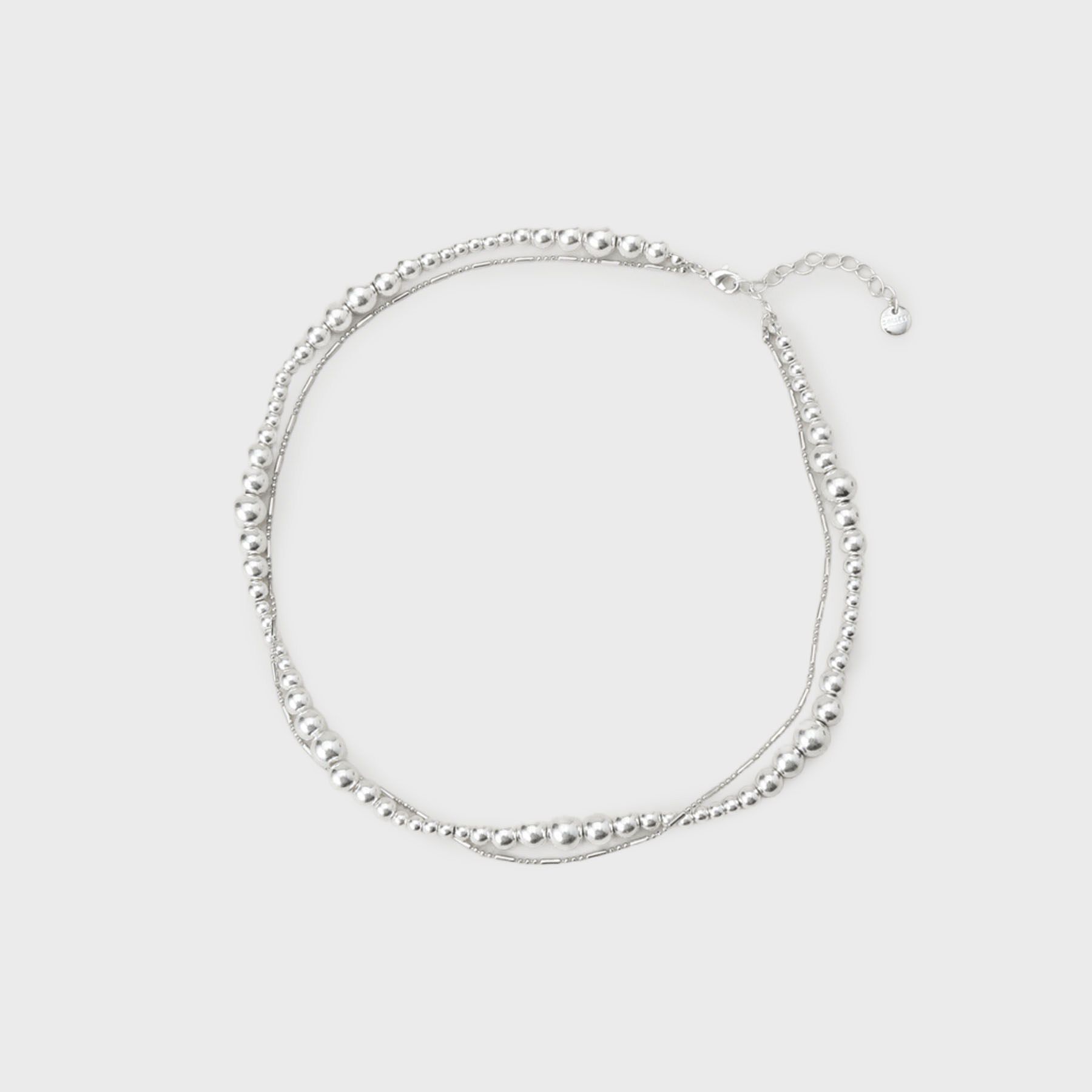 GALLEST「ダブルストランドネックレス」|ネックレス|シルバー(006)