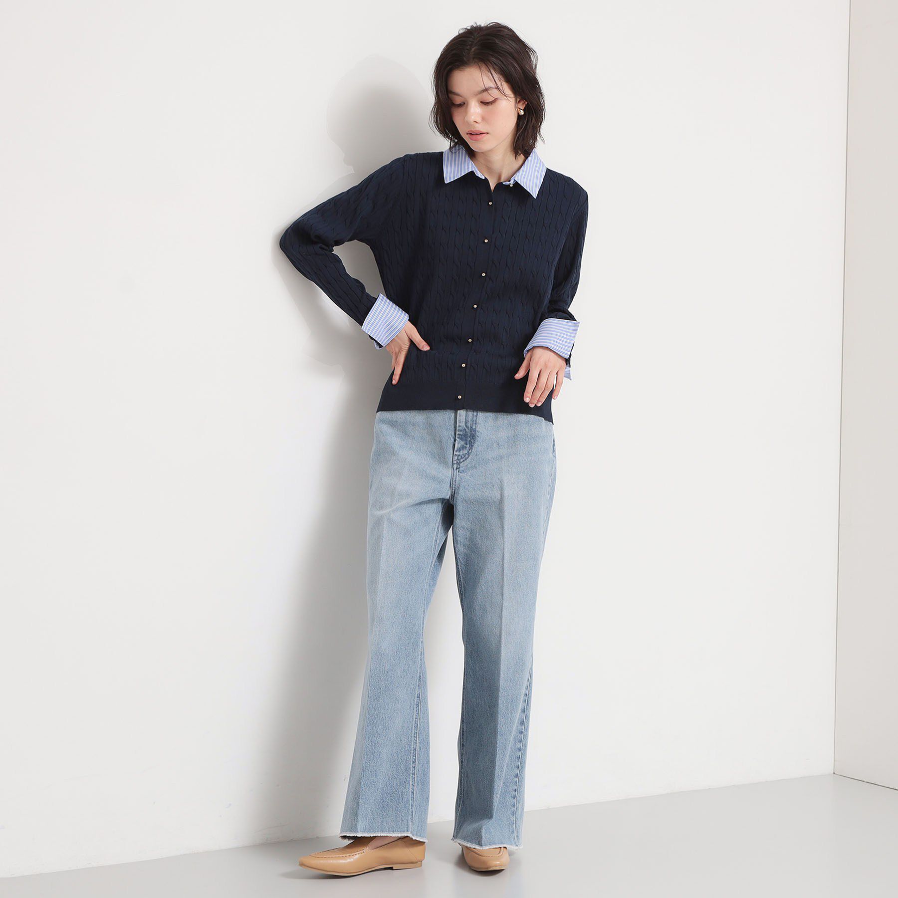 THE SHOP TK「AIBO DENIM フレア」|デニム|