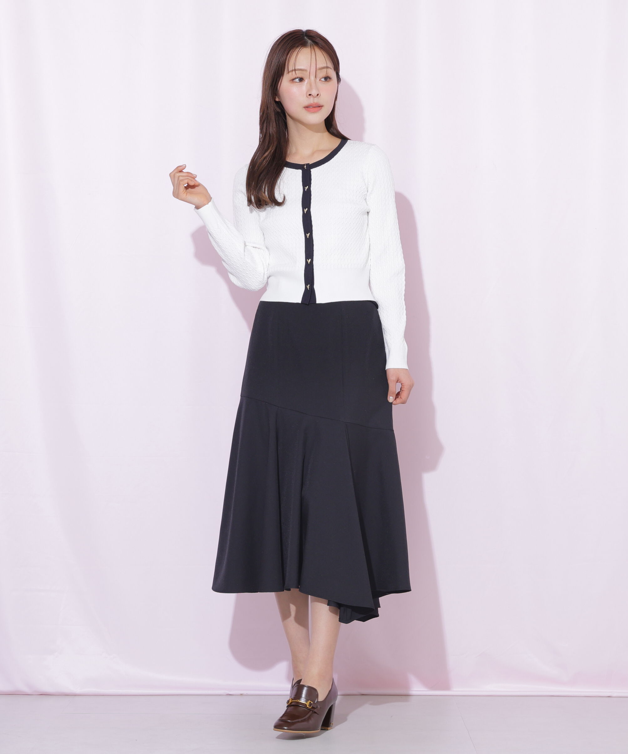  「ＵＶミニケーブルカーディガン」|ニット・セーター|