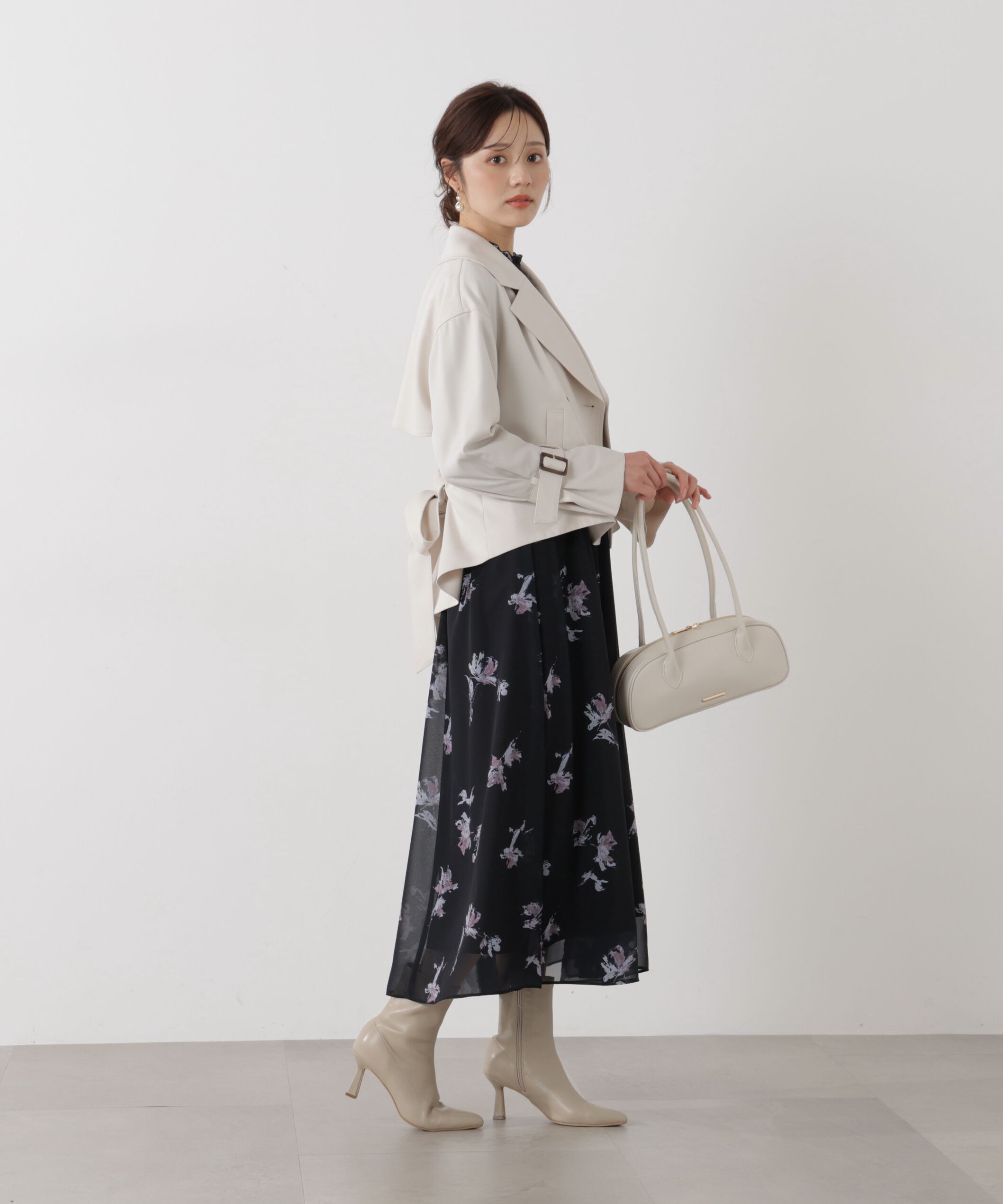 PROPORTION BODY DRESSING「＜防シワ/花粉リリース＞ショートトレンチコート」|ブルゾン・スタジャン|