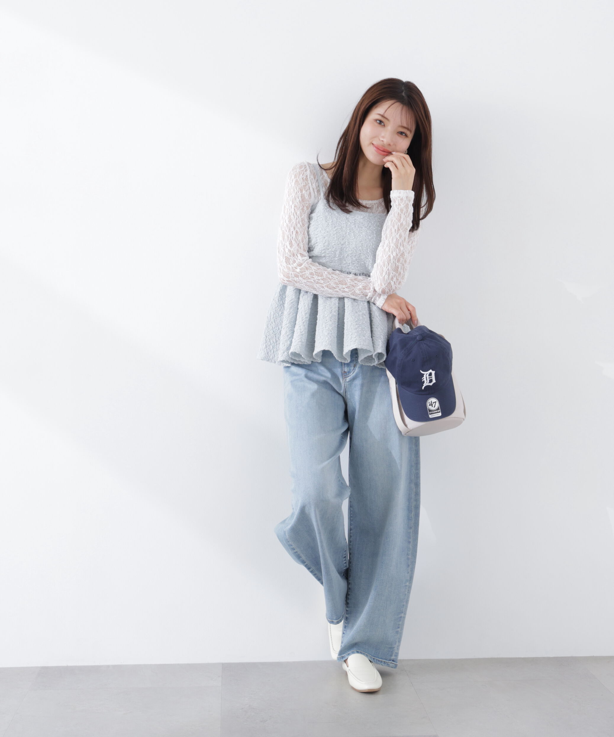 PROPORTION BODY DRESSING「〈a/mie〉カーブデニムパンツ　26SS」|その他|