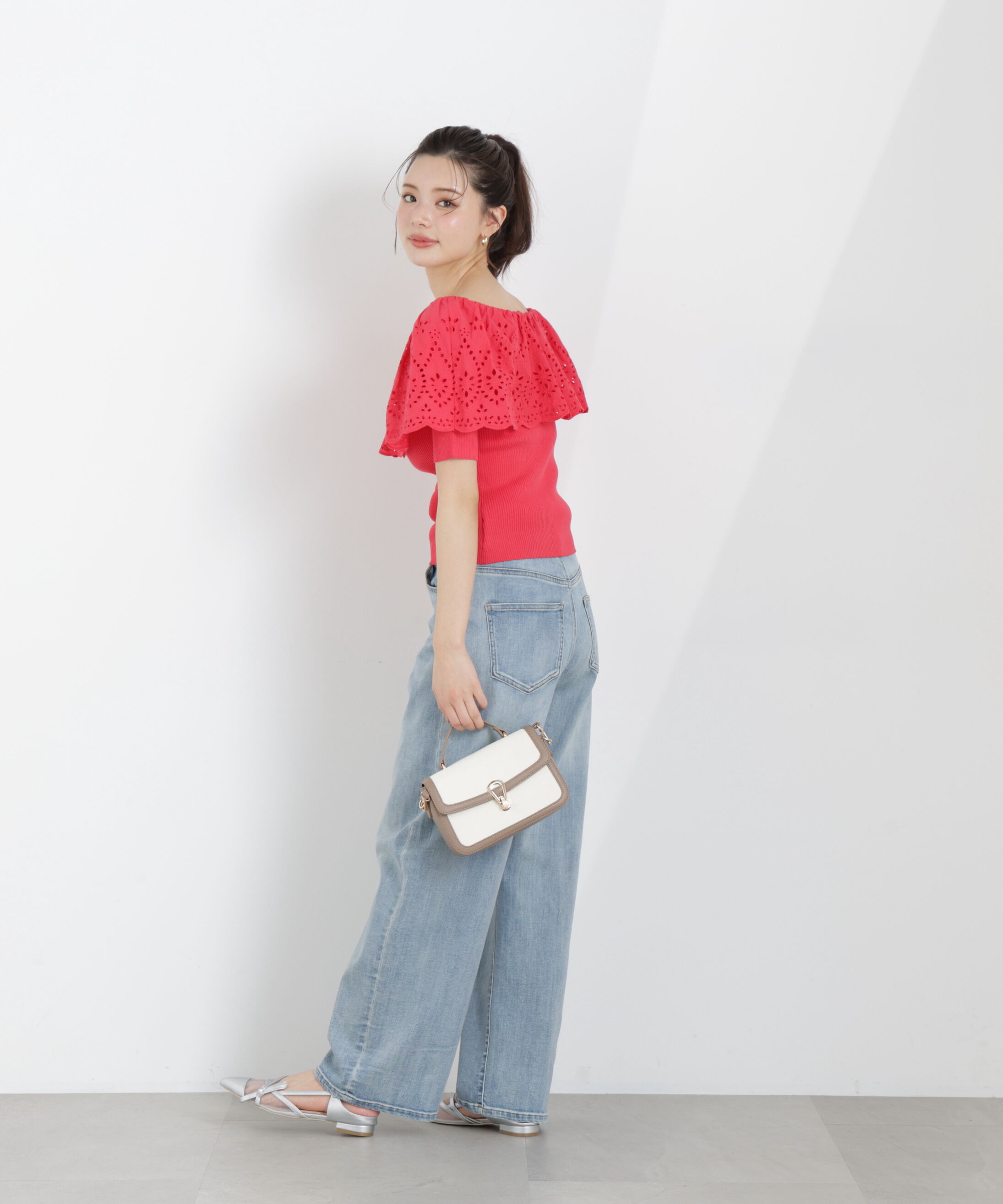 PROPORTION BODY DRESSING「〈a/mie〉カーブデニムパンツ　26SS」|その他|