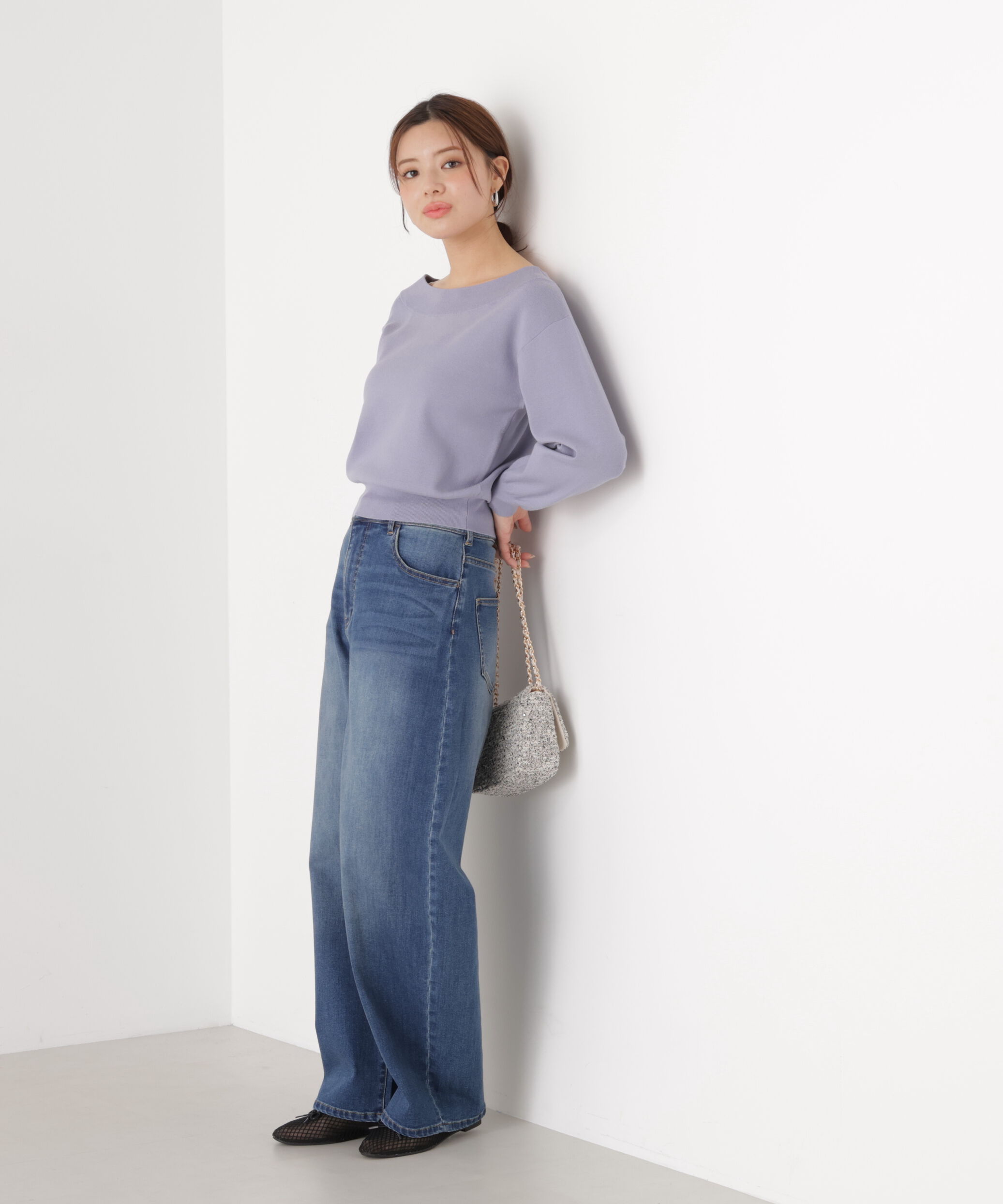 PROPORTION BODY DRESSING「〈a/mie〉カーブデニムパンツ　26SS」|その他|