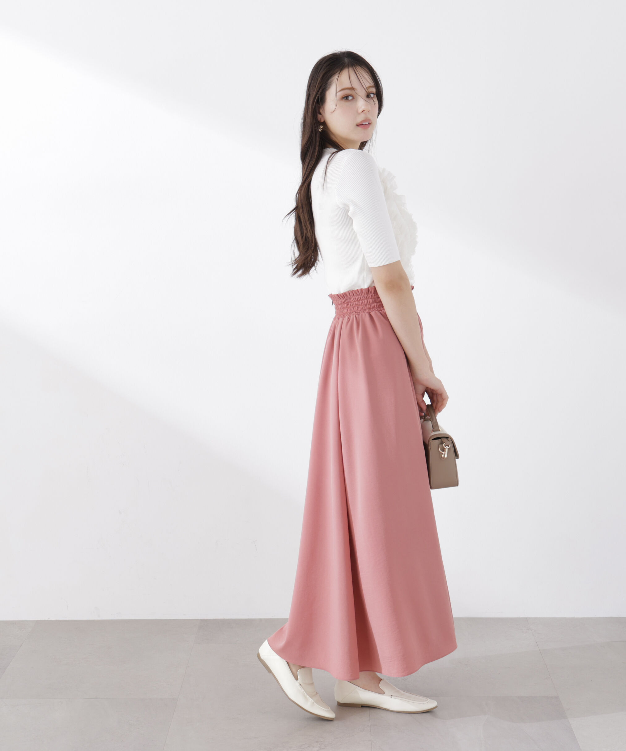 PROPORTION BODY DRESSING「ゴムシャーリングギャザースカート　26SS」|スカート|