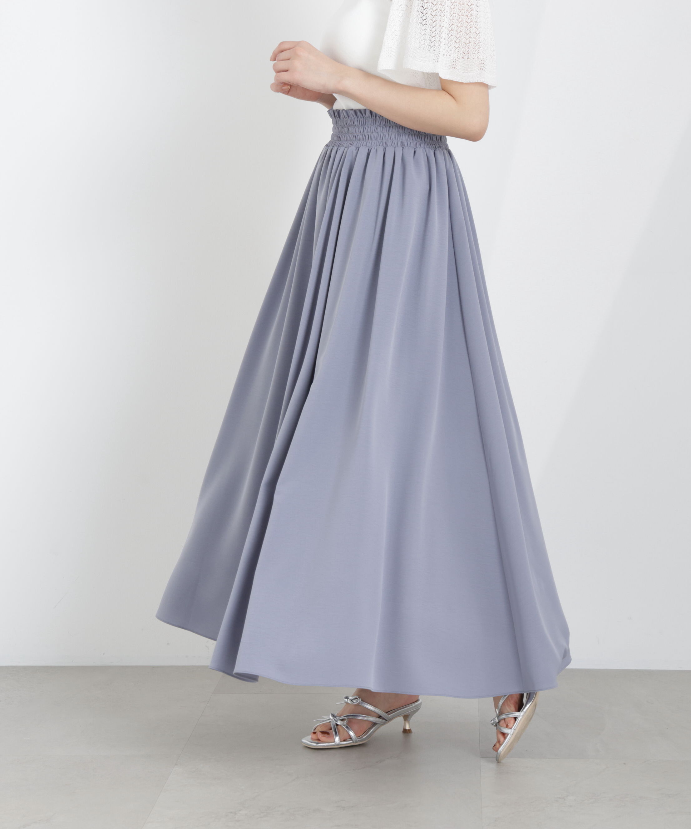 PROPORTION BODY DRESSING「ゴムシャーリングギャザースカート　26SS」|スカート|