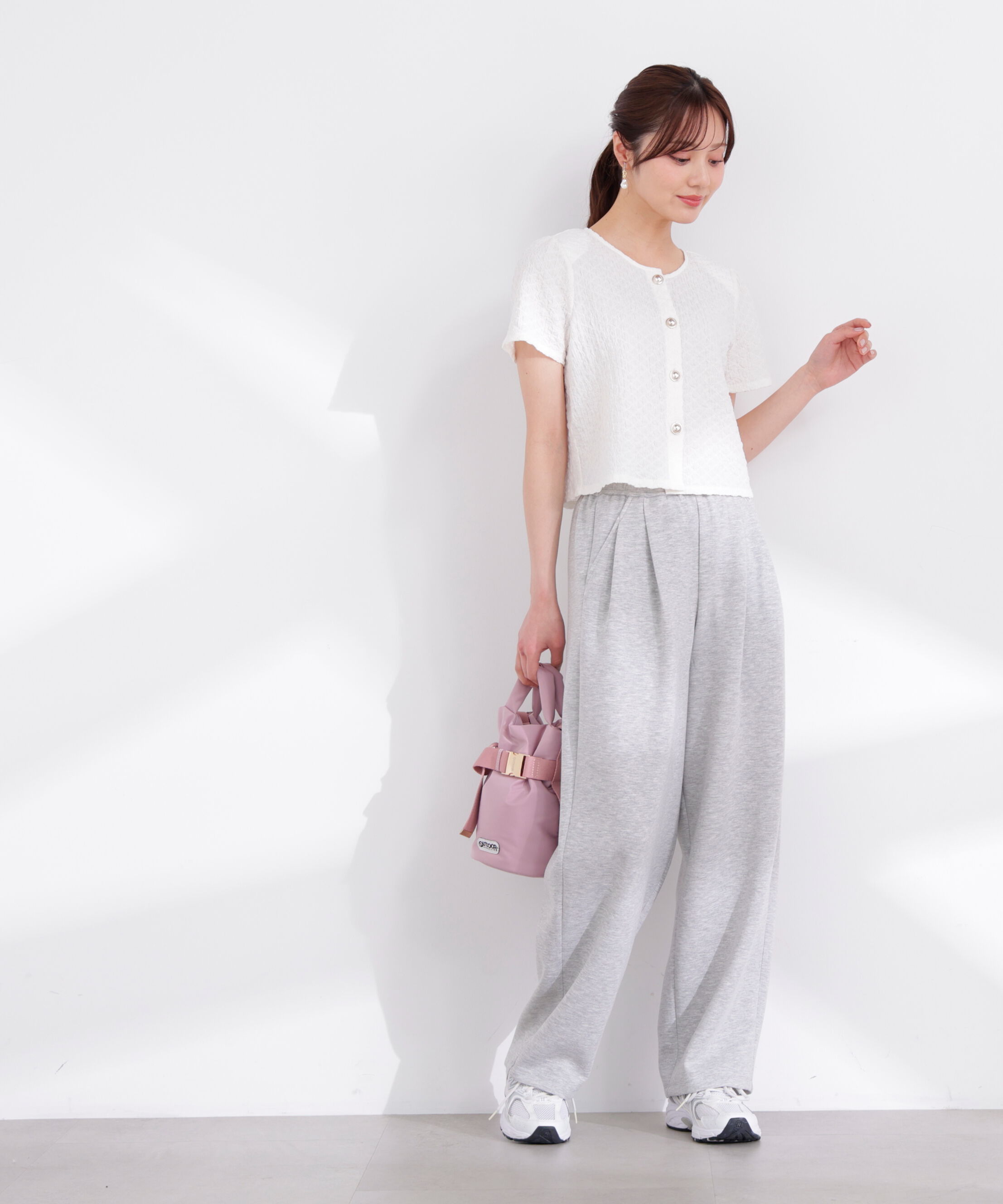 PROPORTION BODY DRESSING「シャーリングカットカーディガン 26SS」|カーディガン|