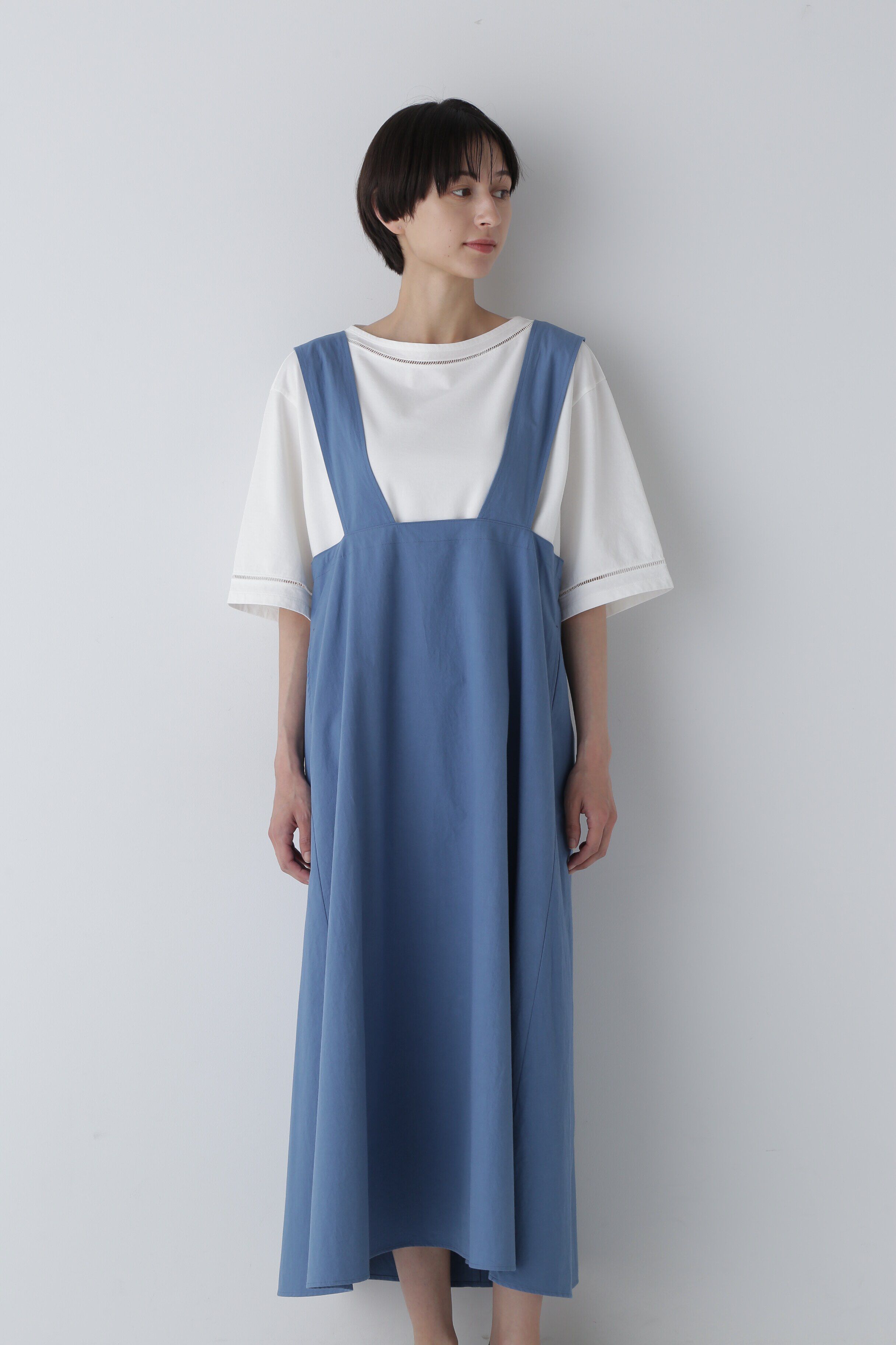  「◆近江晒ジャンパースカート」|ワンピース|